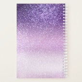 Violet Lilac Pastel Lila Triple Glitzer Ombre Planer (Rückseite)