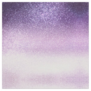 Violet Lilac Pastel Lila Triple Glitzer Ombre Stoff