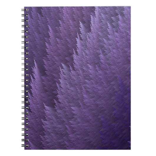 Violet Lilac Purple Tartan Feather Pattern Notizblock (Vorderseite)