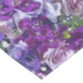 Violet Lilac Rose Blume Garten Tischdecke (Schrägansicht)