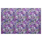 Violet Lilac Rose Blume Gartenmuster Stoff (Fat Quarter (45,7 x 55,9 cm))
