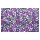 Violet Lilac Rose Blume Gartenmuster Stoff (Fat Quarter (45,7 x 55,9 cm))