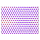 Violet Lotus Blume auf weißem Tablettenfilm Tischdecke (Vorderseite (Horizontal))