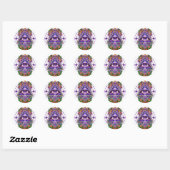 Violet Lunar Eye Aufkleber (Blatt)