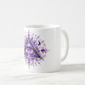 Violet Lunar Eye Kaffeetasse (VorderseiteRechts)