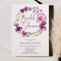 Violet Magenta Lila florale Blume Brautparty