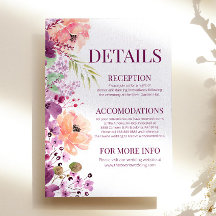 Violet Magenta Wasserfarbene Blume