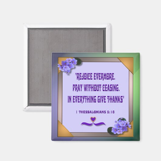 VIOLET MAGNET (Vorderseite/Rückseite)