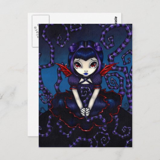 "Violet manchmal" Postkarte (Vorne/Hinten)