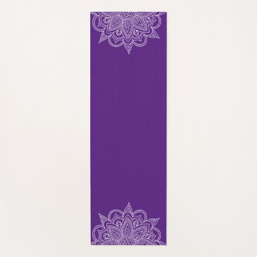 Violet Mandala Yoga Mat Yogamatte (Vorderseite)