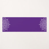 Violet Mandala Yoga Mat Yogamatte (Vorderseite (Horizontal))
