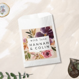 Violet Meadows Modern Fall Floral Geschenktütchen