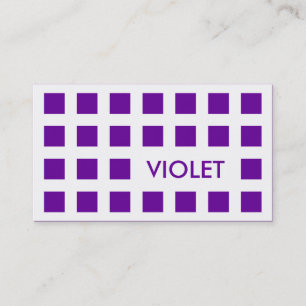 VIOLET (Mod-Quadrate) Visitenkarte