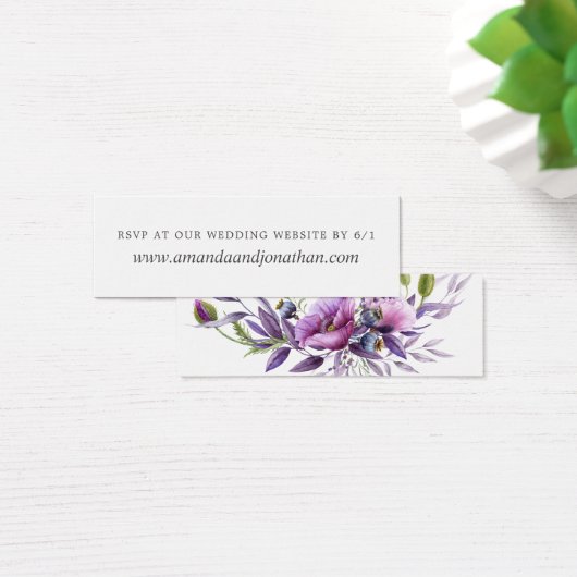 Violet-Mohn-Blumenzwiebeln RSVP (Schreibtisch)
