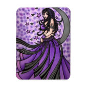 Violet Moon Belly Dancer Magnet (Vertikal)
