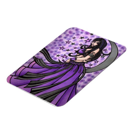 Violet Moon Belly Dancer Magnet (Linke Seite)
