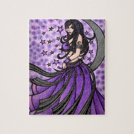 Violet Moon Belly Dancer Puzzle (Vertikal)