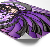 Violet Moon Goddess Belly Dancer Poster (Ecke)