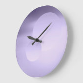 Violet Moon und Planet Wall Clock Große Wanduhr (Winkel)