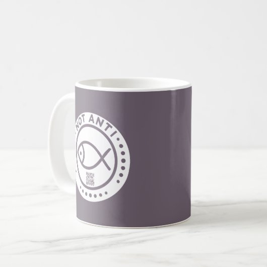 Violet NotAntiFish-Tasse Kaffeetasse (Vorderseite Links)