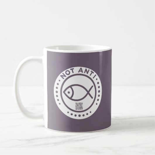 Violet NotAntiFish-Tasse Kaffeetasse (Links)