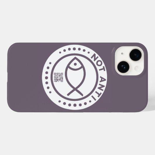 Violet NotAntiFish Telefongehäuse Case-Mate iPhone Hülle (Rückseite (Horizontal))