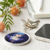 Violet of the Niedlich Dark Academia Giro Fantasy  Schlüsselanhänger (Seite)