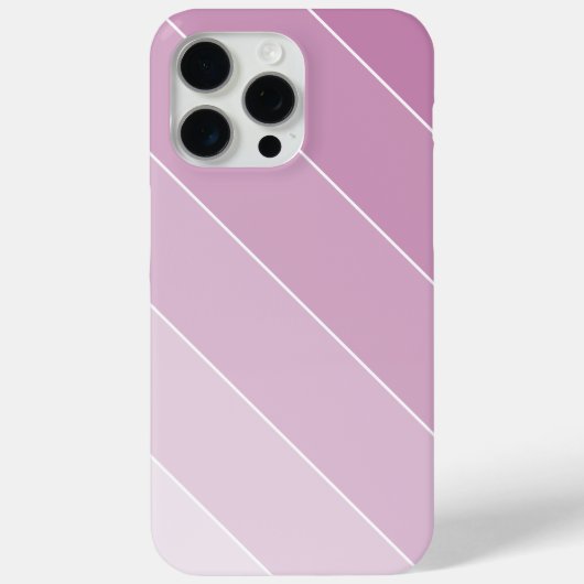 Violet Ombré Streifen Case-Mate iPhone Hülle (Rückseite)