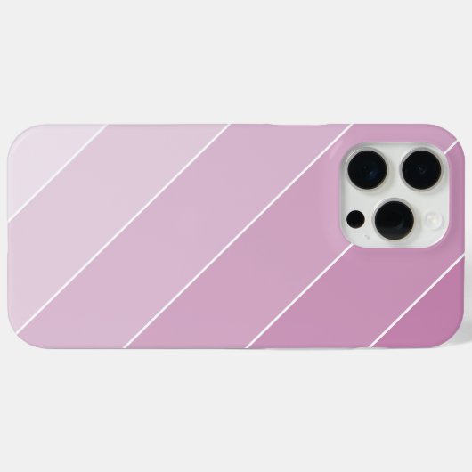 Violet Ombré Streifen Case-Mate iPhone Hülle (Rückseite (Horizontal))