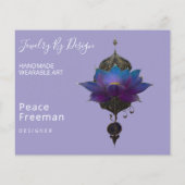 VIOLET ORACLE | MYSTISCHES LOTUS-SYMBOL FLYER (Hinten)