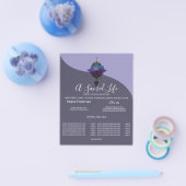 VIOLET ORACLE | MYSTISCHES LOTUS-SYMBOL FLYER (Einzeln)