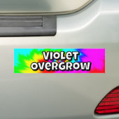 Violet Overgrow (you may change the words) Autoaufkleber (Auf Auto)