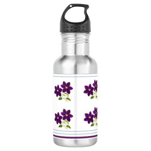 Violet Passion (Bridget Collection) Edelstahlflasche (Vorderseite)