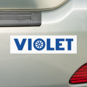 Violet Petrol Head Autoaufkleber (Auf Auto)