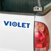 Violet Petrol Head Autoaufkleber (Auf Lkw)
