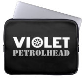Violet Petrolhead Laptopschutzhülle (Vorderseite)