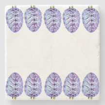 Violet Pinecones Untersetzer