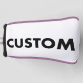 VIOLET Piping Custom Golf Putter Headcover Blank (Vorderseite)