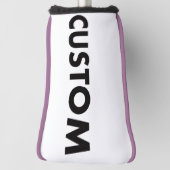 VIOLET Piping Custom Golf Putter Headcover Blank (Rotieren 90)
