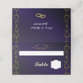 Violet Platzkarte (Außenseite Aufgefaltet)