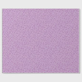 Violet Polka Dots Geschenkpapier (Flach)