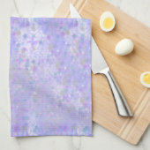 Violet Polka Dots Geschirrtuch (Viertel Falte)