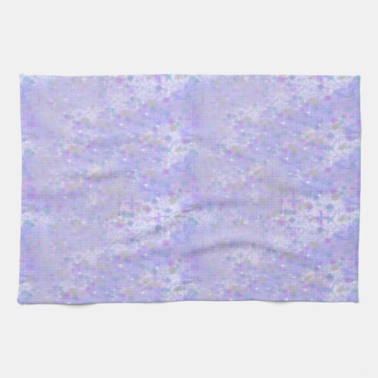 Violet Polka Dots Geschirrtuch (Horizontal)