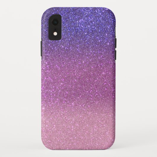 Violet Princess Blush Pink Triple Glitzer Case-Mate iPhone Hülle (Rückseite)
