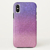 Violet Princess Blush Pink Triple Glitzer Case-Mate iPhone Hülle (Rückseite)