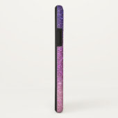 Violet Princess Blush Pink Triple Glitzer Case-Mate iPhone Hülle (Hinten/Rechts)