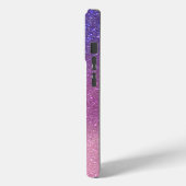 Violet Princess Blush Pink Triple Glitzer Case-Mate iPhone Hülle (Rückseite / Links)
