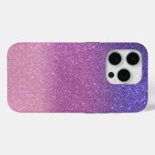 Violet Princess Blush Pink Triple Glitzer Case-Mate iPhone Hülle (Rückseite (Horizontal))