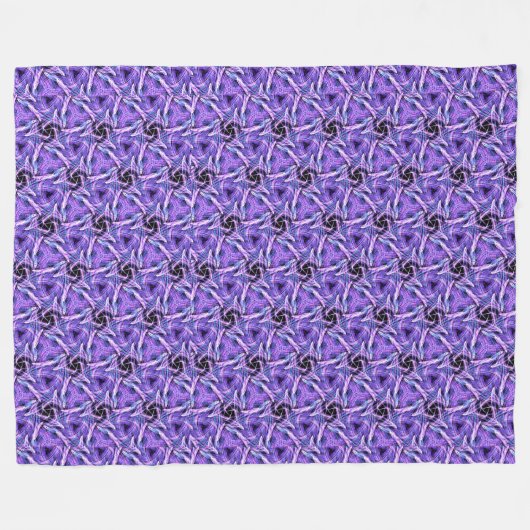 Violet Pulse Fleecedecke (Vorderseite (Horizontal))