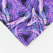 Violet Pulse Fleecedecke (Ecke)